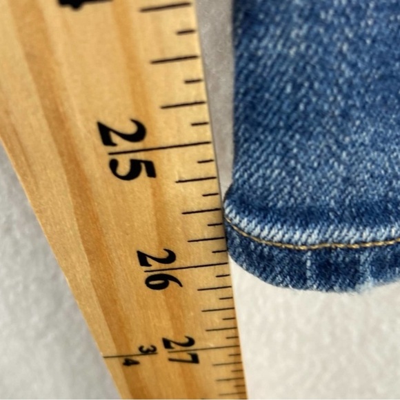 Agolde Luxury boho preppy core chic grunge oversized Jeans Size 25 Distressed - Picture 15 of 15